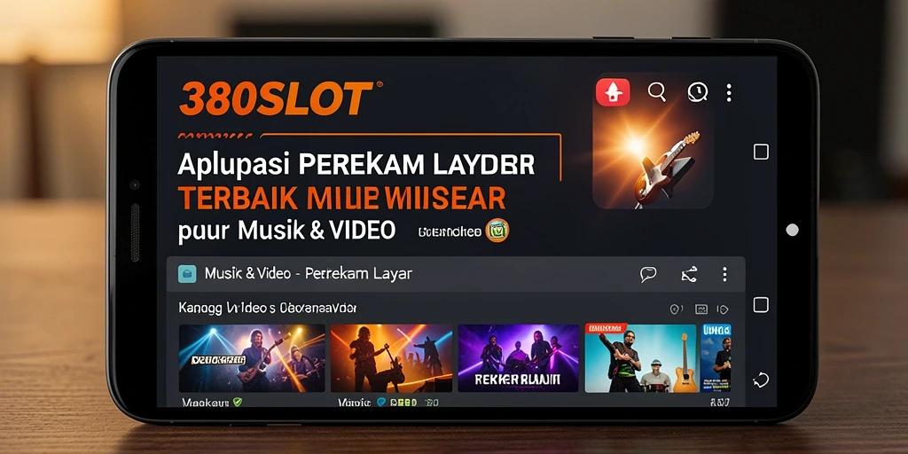Tampilan antarmuka perekam layar 380SLOT yang mudah digunakan.