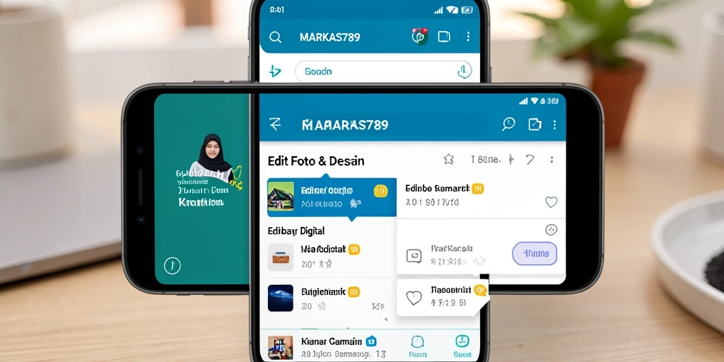 Tampilan antarmuka MARKAS789 yang modern dan user-friendly.