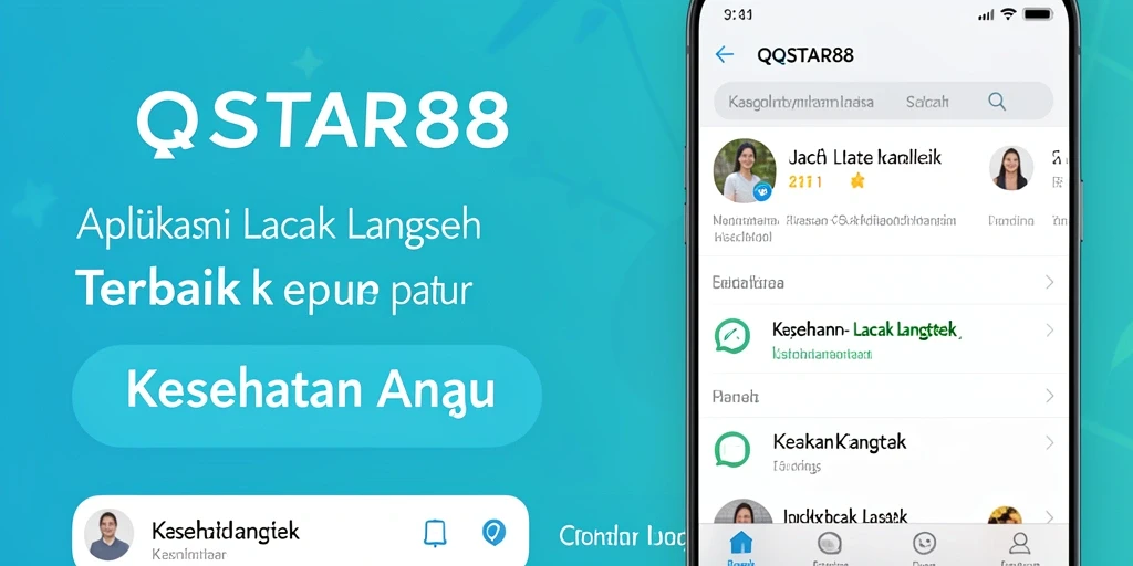 Tampilan utama QQSTAR88 dengan fitur Lacak Langkah yang intuitif.