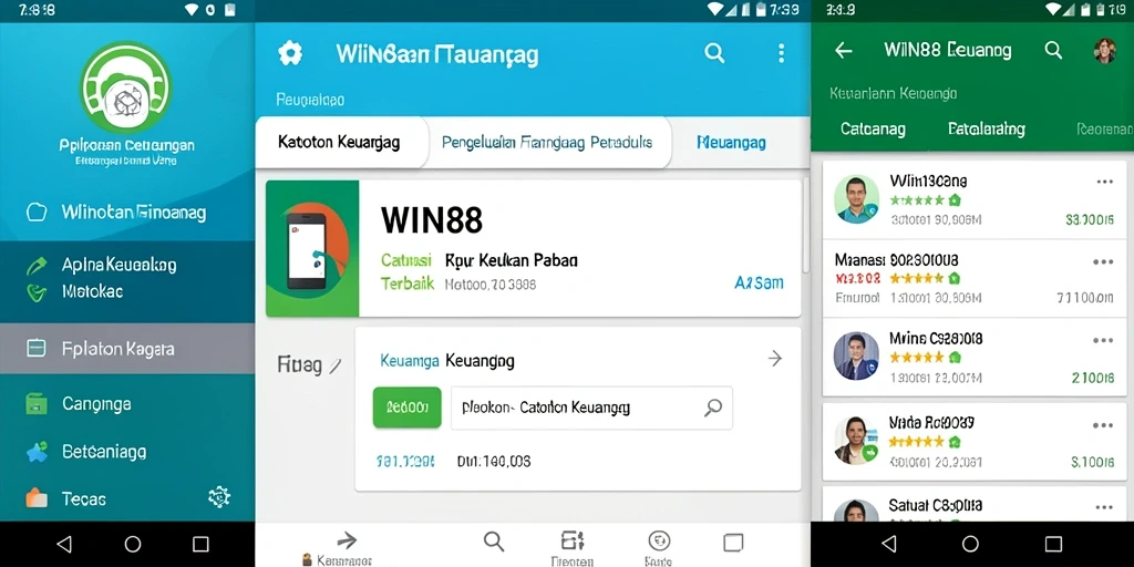 Antarmuka WIN88 yang sederhana dan mudah digunakan untuk Catatan Keuangan.